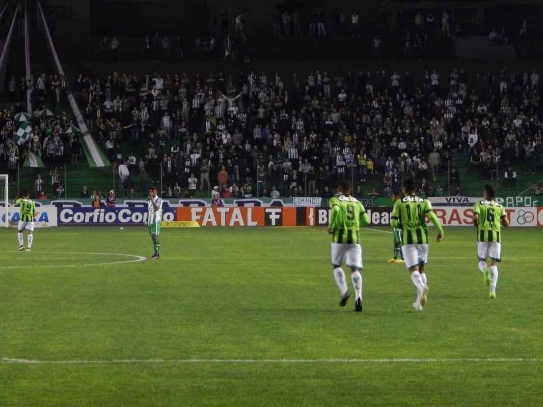 Amrica enfrentou o Juventude, no Alfredo Jaconi, em Caxias do Sul, pela Srie B do Brasileiro