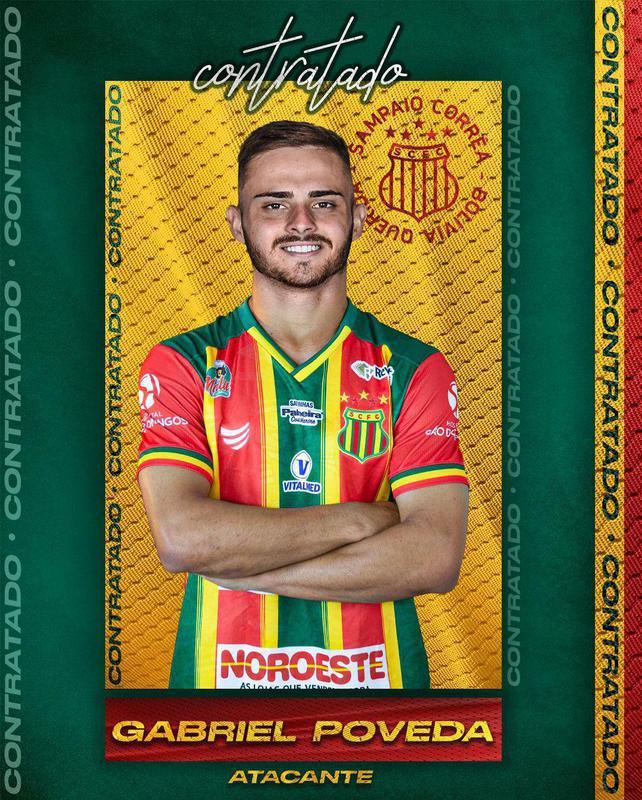 Gabriel Poveda, atacante (Sampaio Corrêa)