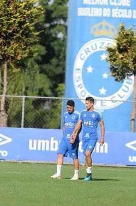 Fotos do treino do Cruzeiro desta quarta-feira, 2 de outubro, na Toca da Raposa II