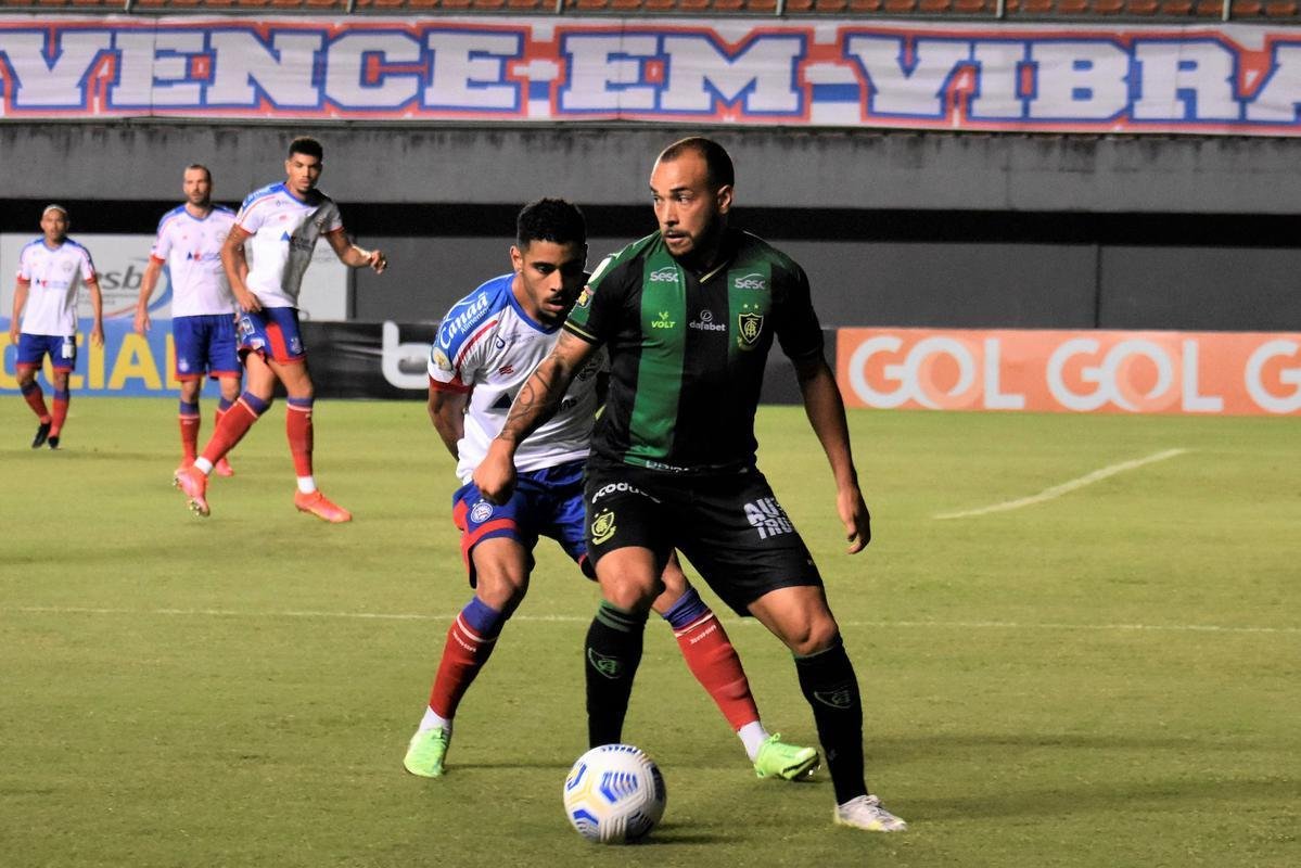 Bahia e Amrica se enfrentaram pela 8 rodada da Srie A do Campeonato Brasileiro