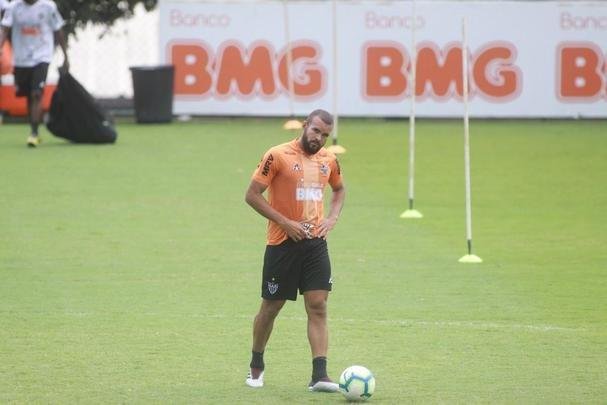 Treino do Atltico em preparao para o jogo de sbado, no Maracan