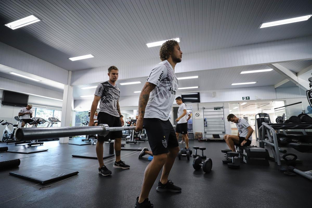 Atltico inicia preparao para enfrentar o Vasco; veja fotos