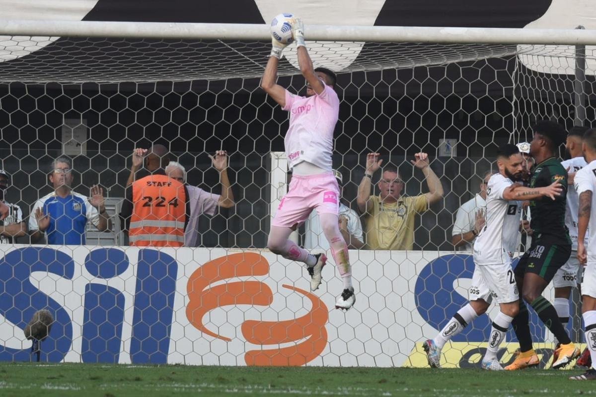 Santos e Amrica se enfrentaram na Vila Belmiro 