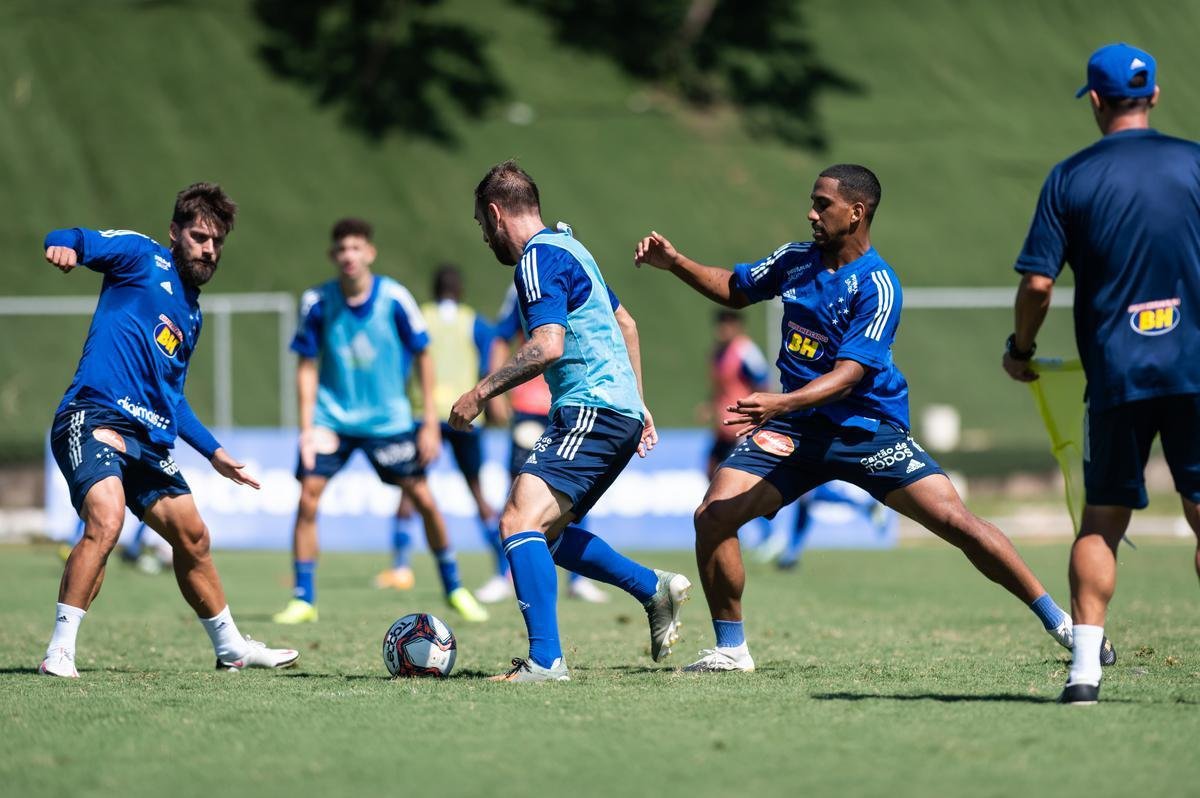 Fotos do treino do Cruzeiro desta terça-feira, na Toca da Raposa II