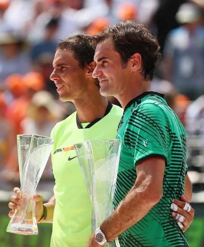 Aps levar a melhor sobre o espanhol na deciso do Aberto da Austrlia e em Indian Wells, Federer provou que est em tima forma superando o rival novamente, desta vez por 2 sets a 0, parciais de 6/3 e 6/4, em uma hora e 35 minutos de partida.