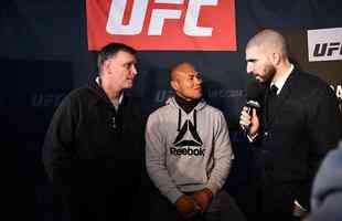Media Day do UFC reuniu principais atraes do evento em Nova York - Ronaldo Jacar