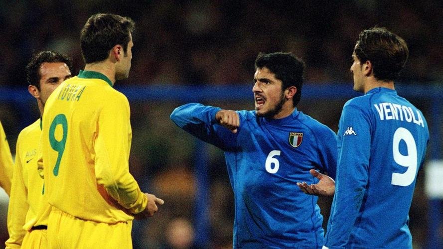 Volante Gennaro Gattuso esteve com a Itlia em Sydney-2000, mas foi eliminado nas quartas de final para a Espanha