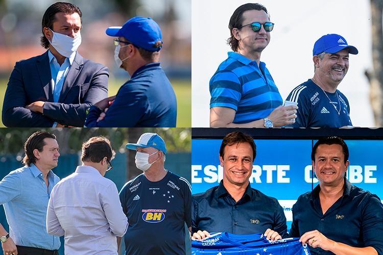 (Foto: Montagem com fotos de Bruno Haddad e Gustavo Aleixo/Cruzeiro) (Foto: Montagem com fotos de Bruno Haddad e Gustavo Aleixo/Cruzeiro)