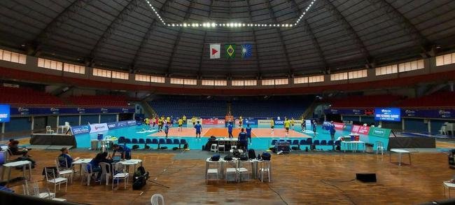 Cruzeiro treina no Sabiazinho, em Uberlndia, antes da deciso contra o Minas na Superliga Masculina