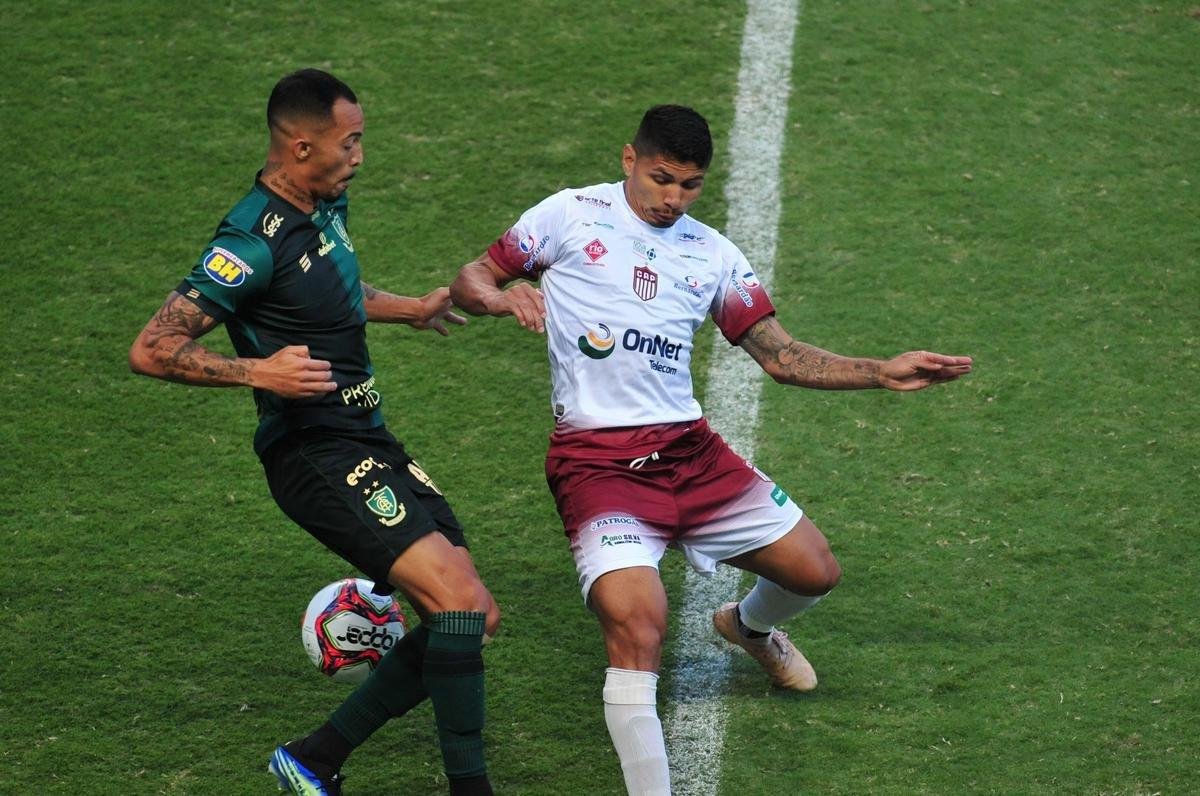 Fotos do jogo entre Amrica e Patrocinense, no Independncia, em Belo Horizonte, pela oitava rodada do Campeonato Mineiro de 2021.
