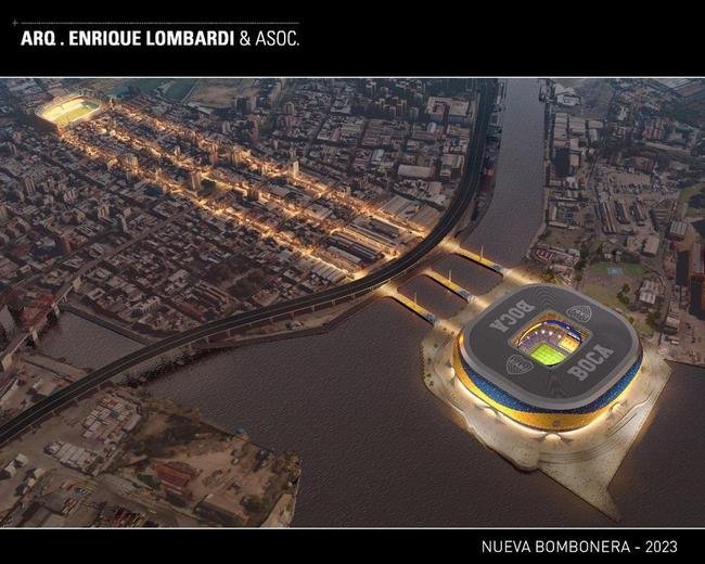 Nova Bombonera teria 106 mil lugares, tr�s passarelas de acesso para pedestres, 444 camarotes VIP e 192 camarotes tur�sticos, al�m de 78 cabines e 4.000 lugares de estacionamento
