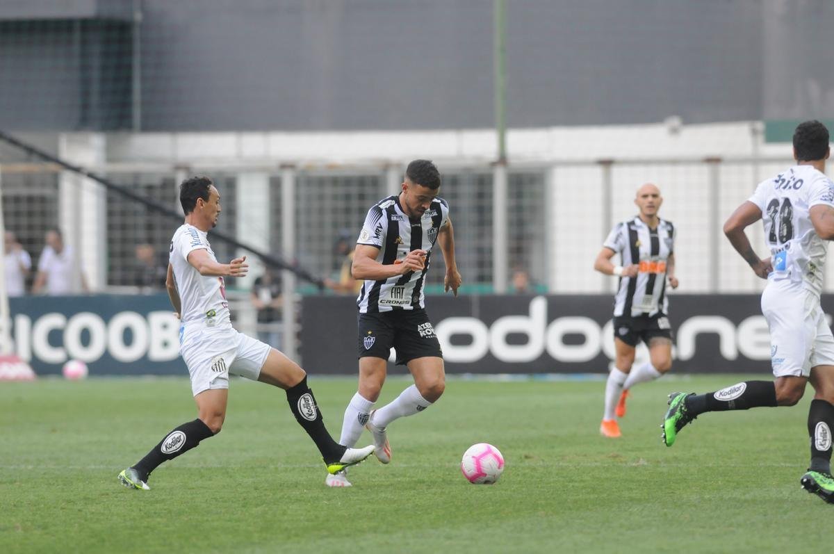 Atltico bateu o Santos na estreia de Vagner Mancini em Belo Horizonte
