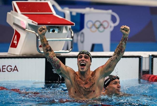 Bruno Fratus, do Minas, percorreu os 50m da piscina do Tokyo Aquatics Centre em 21s57 e levou o bronze