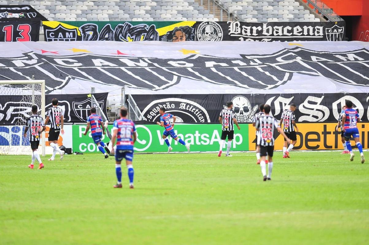 Fotos do jogo entre Atltico e Fortaleza, no Mineiro, pela primeira rodada do Campeonato Brasileiro de 2021