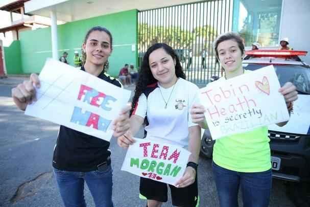 Forte esquema de segurana para a Seleo Norte-Americana em Belo Horizonte
