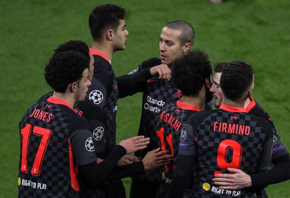 Fotos do jogo entre RB Leipzig e Liverpool, em 