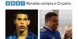 Memes: Ronaldo compra 90% das a��es da SAF do Cruzeiro