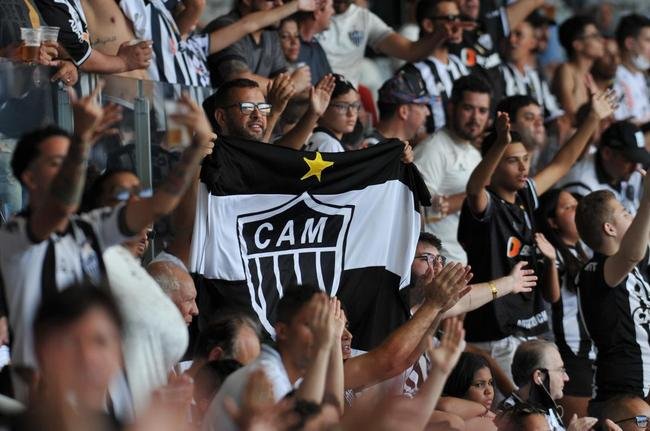 Fotos da torcida do Atltico no clssico com o Cruzeiro, no Mineiro, pela nona rodada do Mineiro de 2022