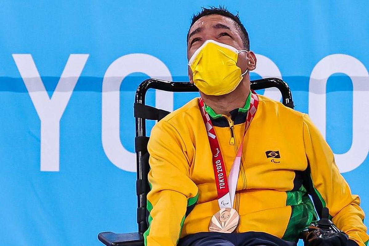Jos Carlos Chagas de Oliveira ficou com a medalha de bronze na classe BC1 da bocha