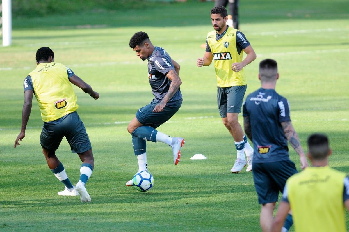 Nesta quarta-feira, os reservas do Atltico realizaram um treino coletivo contra o time sub-20 do Galo