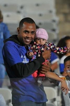 Torcida do Cruzeiro no duelo desta tera, no Mineiro, contra o Racing, pela Libertadores