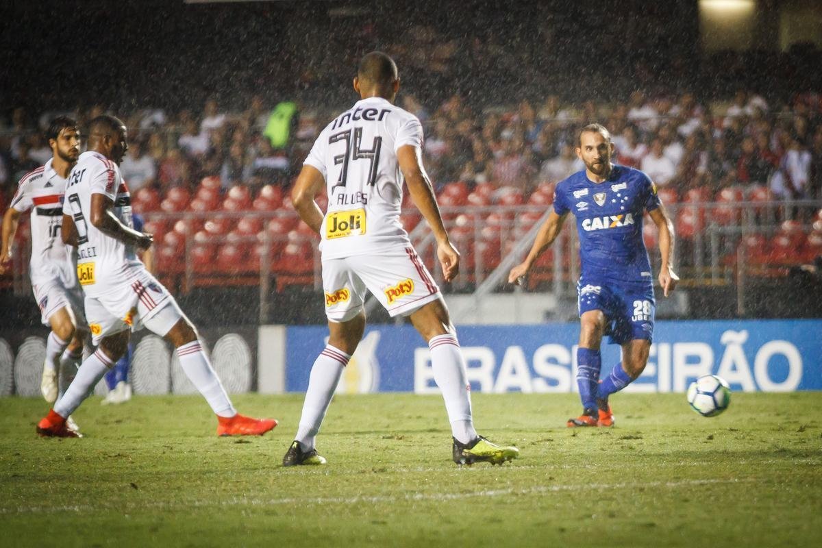 Cruzeiro foi derrotado pelo So Paulo por 1 a 0, neste domingo, no Morumbi, pela 35 rodada do Brasileiro