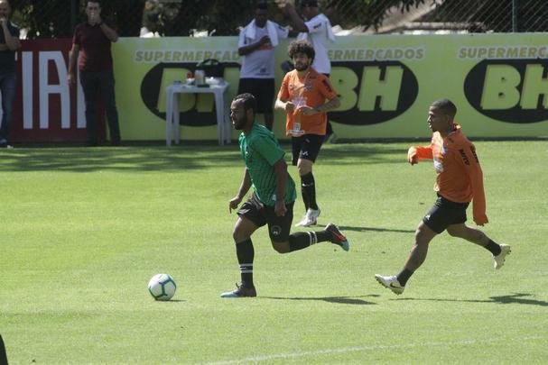 Fotos do jogo treino entre Atltico e Inter de Minas