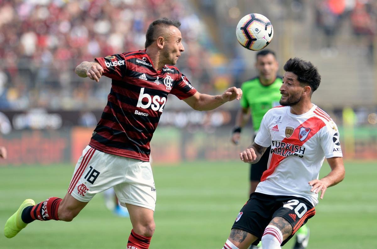 Fotos do jogo entre Flamengo e River Plate