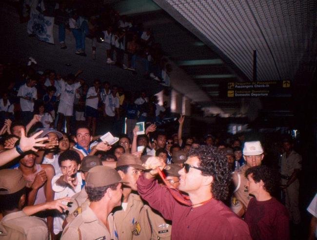 Em 1992, o Cruzeiro conquistou o bi da Supercopa da Libertadores, desta vez sobre o Racing da Argentina. Foi o terceiro ttulo internacional da histria celeste.