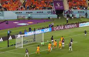 Imagens da partida entre Holanda e Equador, pelo Grupo A da Copa do Mundo de 2022.