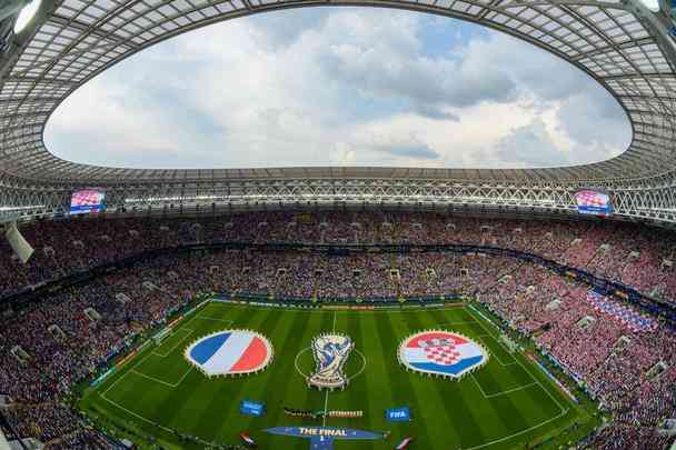 Fotos da final da Copa do Mundo, entre Frana e Crocia, em Moscou 