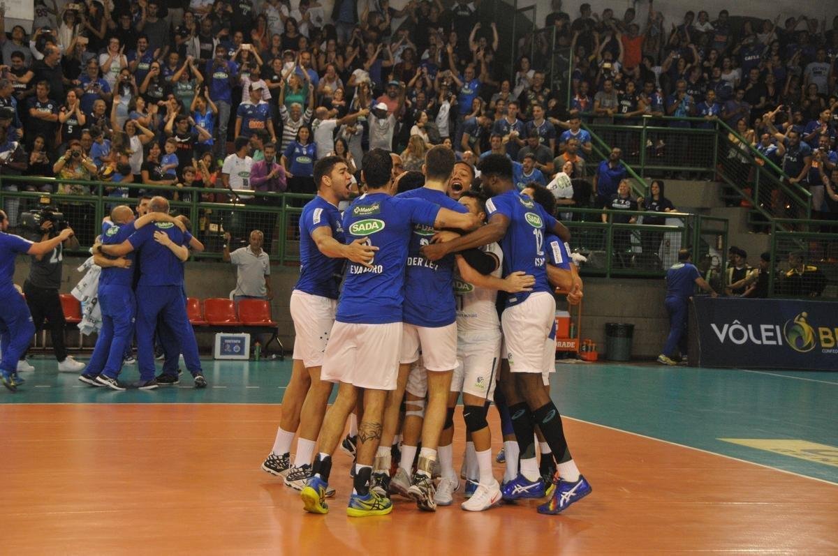 Cruzeiro venceu o Taubat por 3 sets a 1 e garantiu vaga na final da Superliga Masculina
