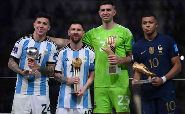 Com Messi soberano, confira o pdio completo dos melhores da Copa do Catar