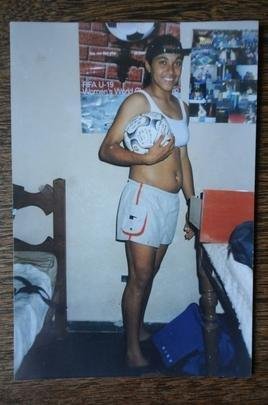 Fotos da passagem da craque Marta pelo Santa Cruz, time amador de Belo Horizonte