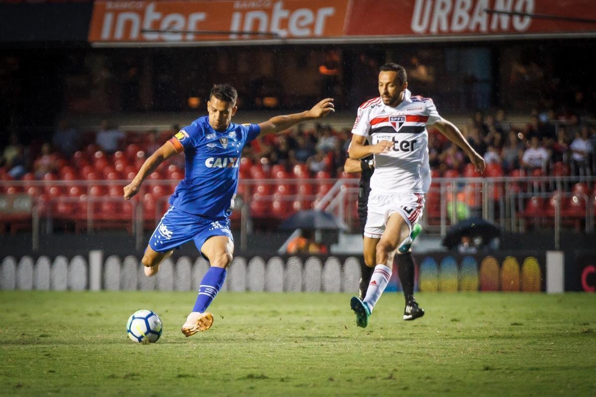 Cruzeiro foi derrotado pelo So Paulo por 1 a 0, neste domingo, no Morumbi, pela 35 rodada do Brasileiro