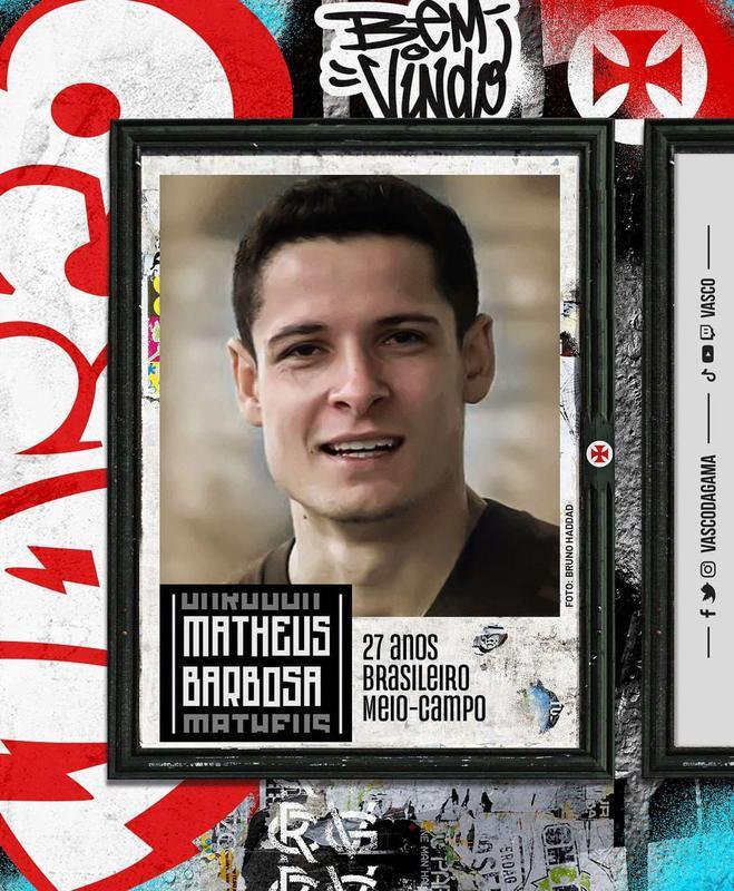 Matheus Barbosa, volante (Vasco)