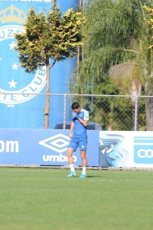 Fotos do treino do Cruzeiro desta quarta-feira, 2 de outubro, na Toca da Raposa II