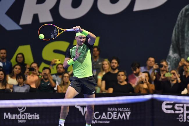 Ginásio Mineirinho, em BH, recebeu duelo histórico que fez parte da turnê do espanhol Rafael Nadal na América do Sul. Ele enfrentou o norueguês Casper Ruud, número 3 do mundo. No Brasil, apenas a capital mineira recebeu o multicampeão