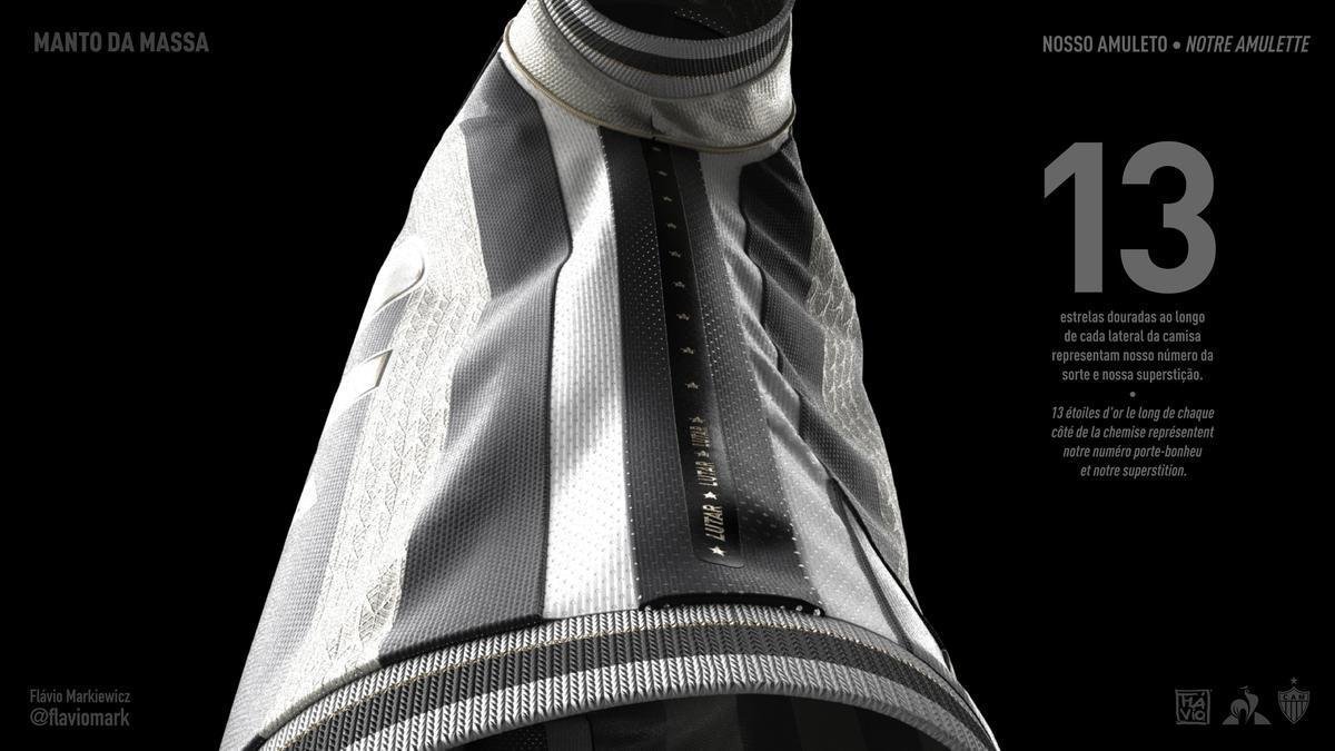 Camisa desenhada por Flvio Markiewicz ganhou o concurso 'Manto da Massa'