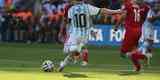 Lionel Messi marca belo gol aos 45 minutos do segundo tempo e garante vitria da Argentina contra Ir, no Mineiro, por 1 a 0