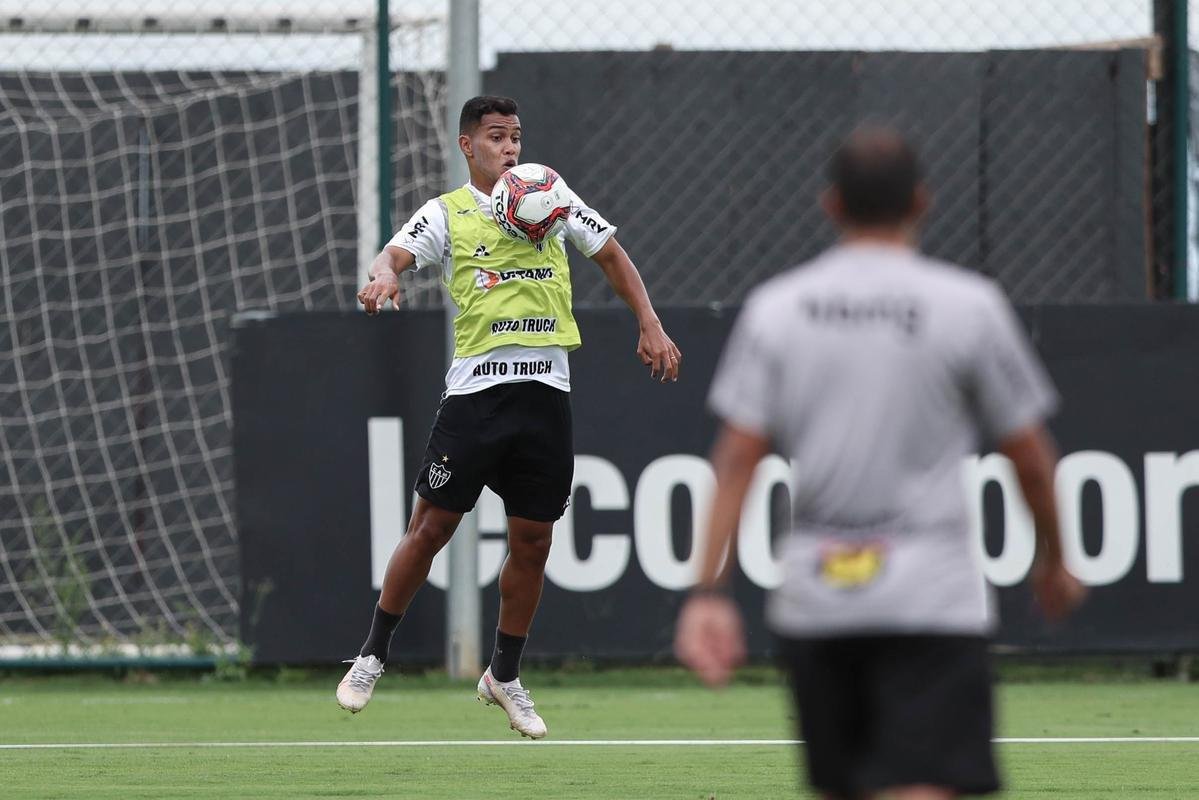 Treino do Atltico nesta tera-feira, 9 de maro de 2021