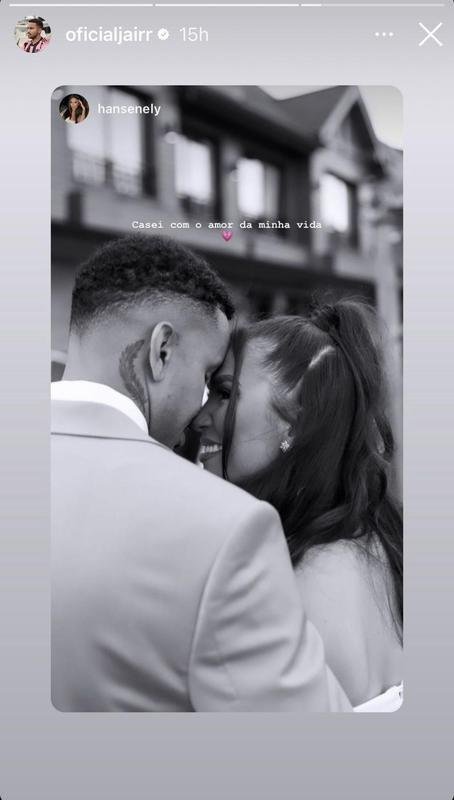 Jair  mais um jogador do Atltico que se casou nas frias