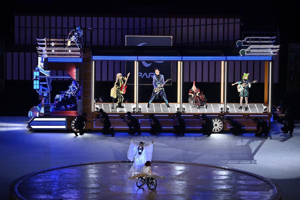 Fotos da Cerimnia de Abertura dos Jogos Paralmpicos de Tquio