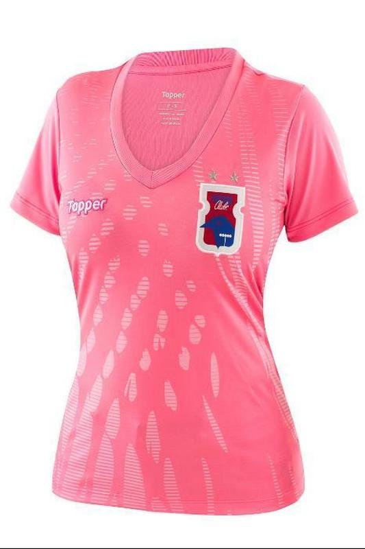 A camisa Outubro Rosa do Paran Clube  inspirada na Gralha Azul, suas penas foram representadas em grandes propores com efeito de retculas degrad.