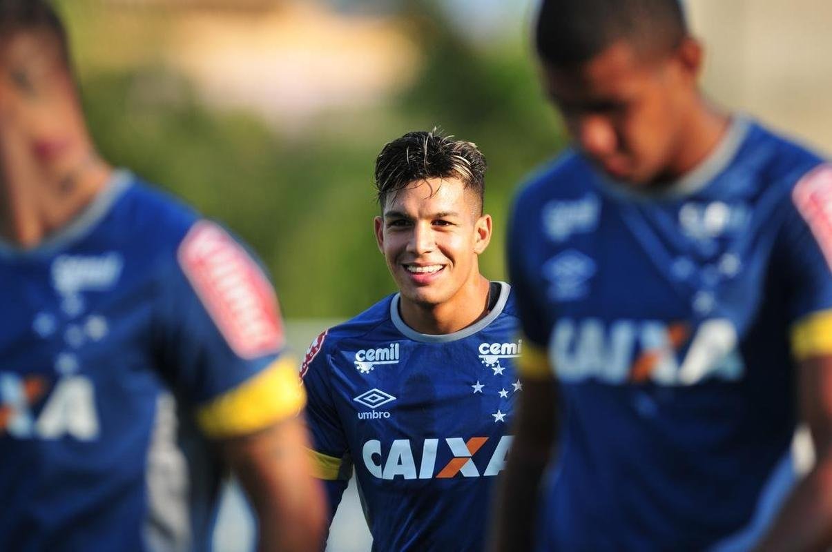 Lucas Romero pelo Cruzeiro na temporada 2017