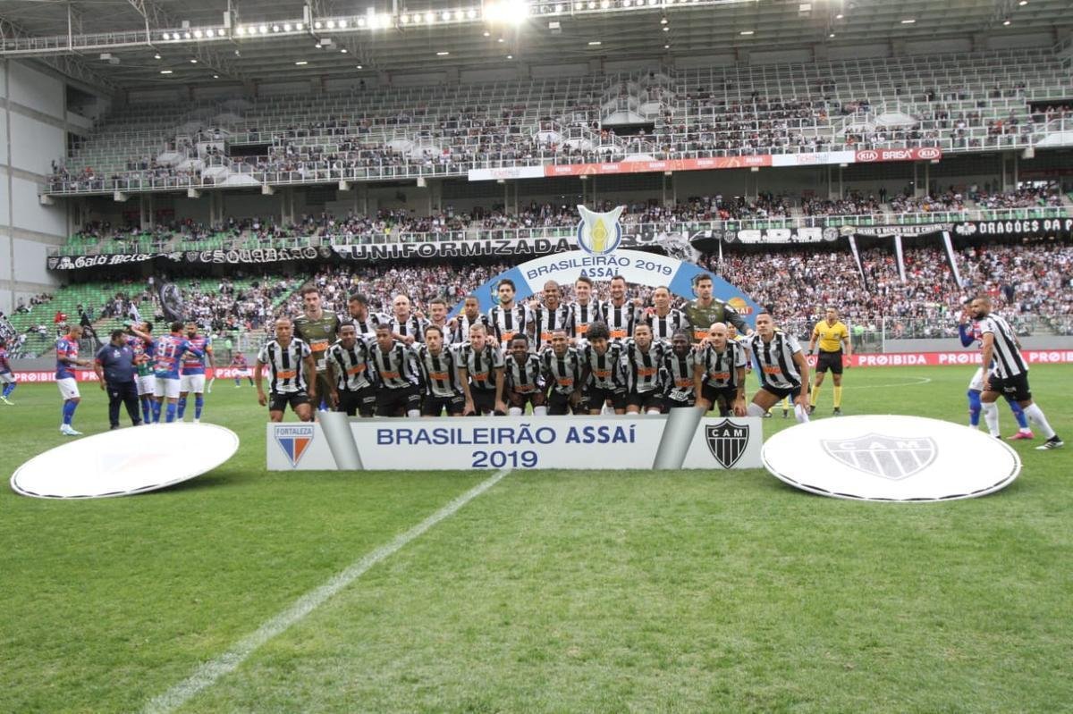 Imagens da partida entre Atltico e Fortaleza, no Independncia