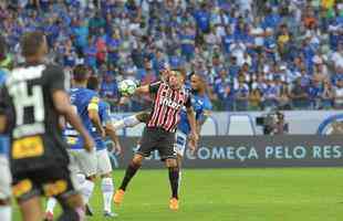 Fotos do jogo entre Cruzeiro e So Paulo