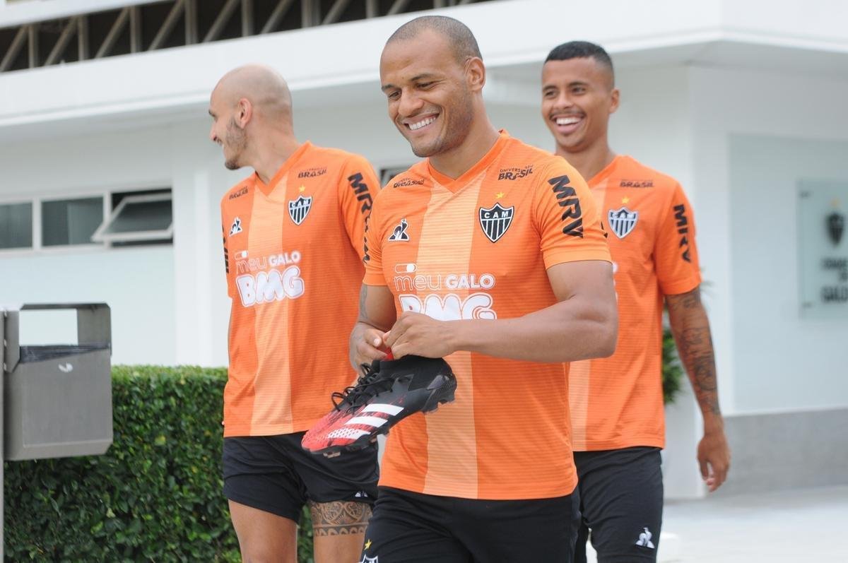 Fotos do Atltico nesta quinta-feira, na Cidade do Galo