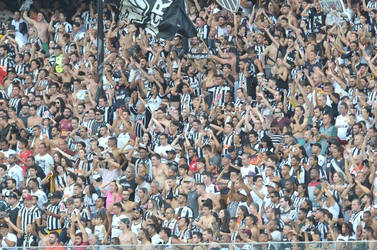 Torcida do Atltico na deciso do Campeonato Mineiro, no Independncia