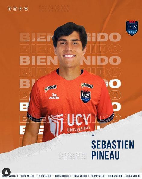 Sebastien Pineau, atacante (Universidad César Vallejo, do Peru)